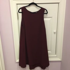 BB DAKOTA Maroon Shift Dress